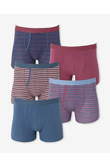 5 Pack Stripe A-Front Boxers