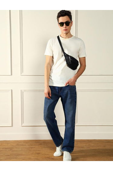 Mid Rise Relaxed Fit Light Fade Jeans
