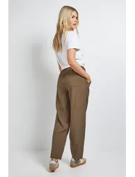 Pull On Barrel Leg Trouser - 2