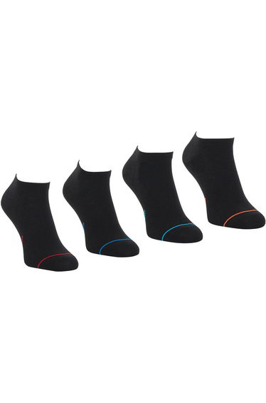 Pack of 4 Pairs of Plain Trainer Socks