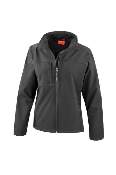 Result Womens/Ladies Classic Soft Shell Jacket - Black