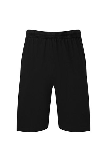Fruit of the Loom Mens Iconic 195 Jersey Shorts - Black
