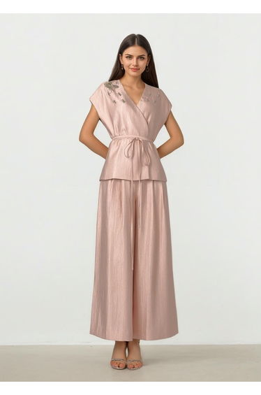 Crossover Taffeta Top