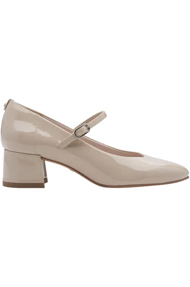 حذاء كعب عالي تاماريس باللون البيج