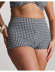 Gingham Bikini Shorts - 2