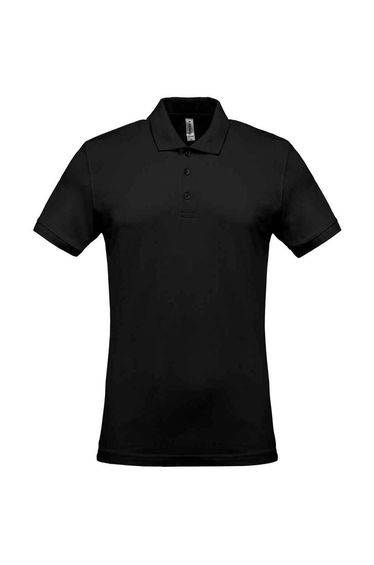 Kariban Mens Pique Polo Shirt - Black