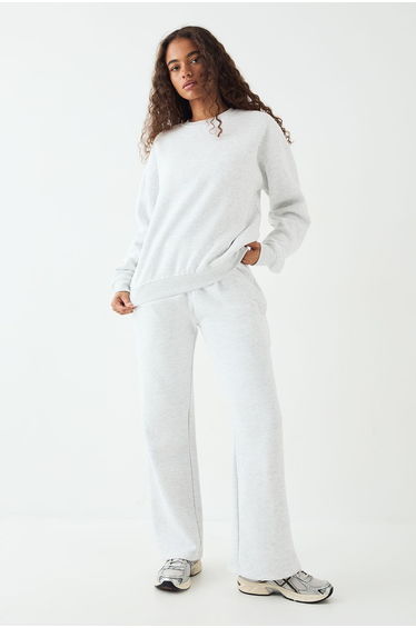 DSGN Studio Crew Neck Oversized Sweatshirt - ash grey