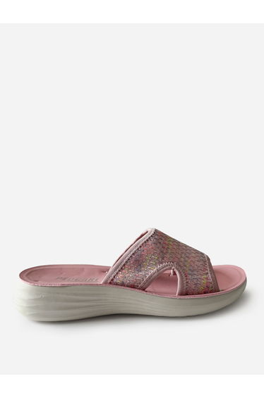 Textured Slip-On Comfort Sandals