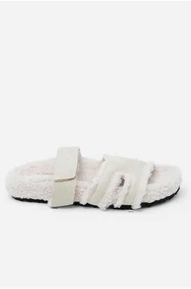 Lemonade Snuggle Chic Slipper Sliders Nude