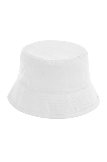 Beechfield Organic Cotton Bucket Hat - White