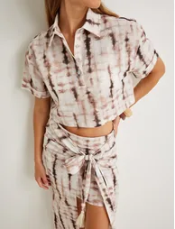 Crop Polo T-Shirt - 4
