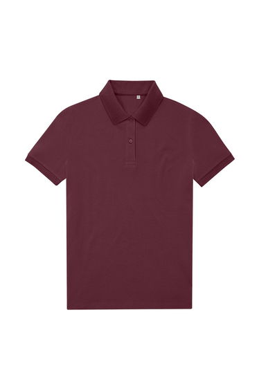 B&C Womens/Ladies My Eco Polo Shirt - Burgundy