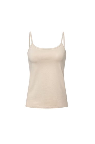 Nude soft tank top