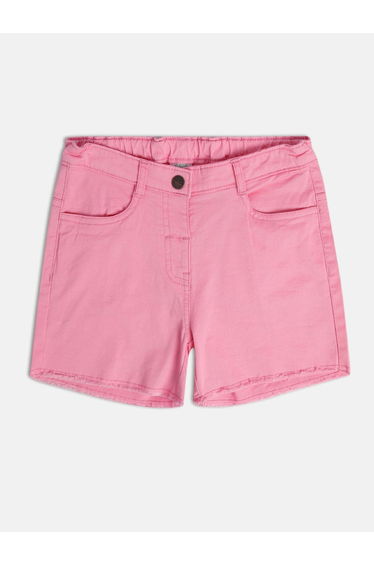 Girls Cotton Blend Casual Shorts