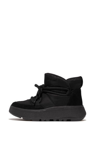 F-mode W/resistant Biofleece Mesh Flatform Booties Black