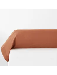 Scenario Plain 100% Washed Cotton Bolster Cover - 1