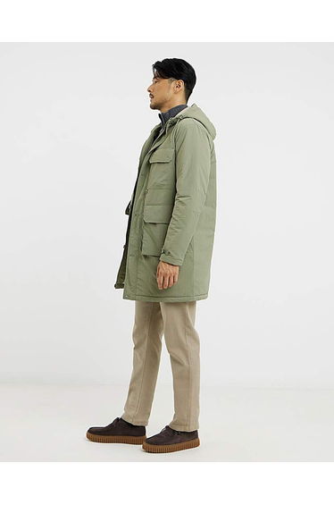 Lightweight Water Resistant Parka Coat