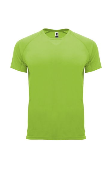 Roly Mens Bahrain Short-Sleeved Sports T-Shirt - Lime