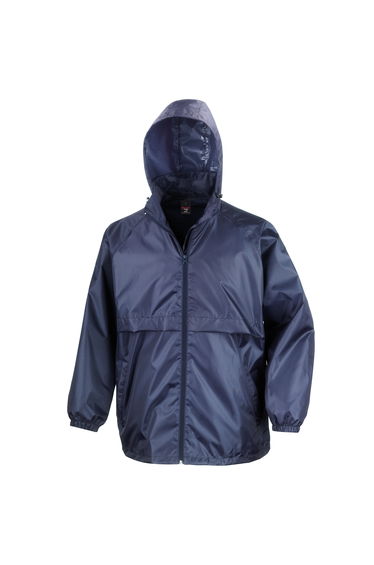 Result Mens Core Lightweight Waterproof Shield Windproof Jacket - Navy Blue