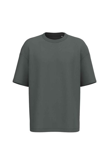 Native Spirit Mens French Terry T-Shirt - Iron Grey