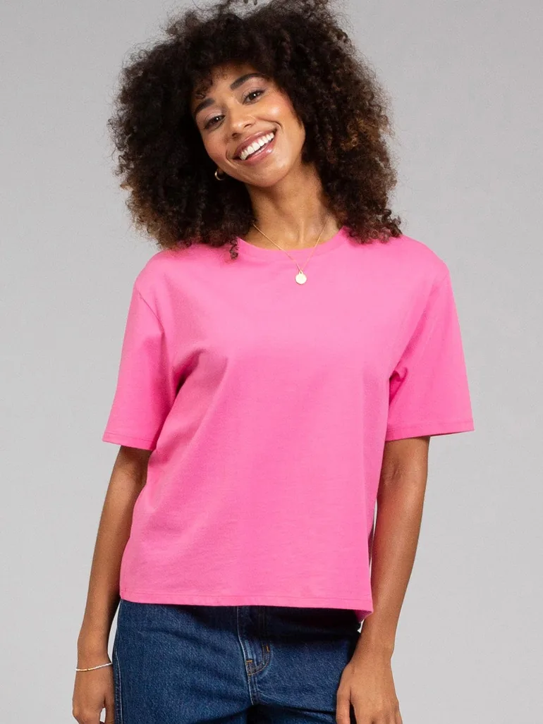 Oxbridge Jersey T-Shirt Azalea - 1