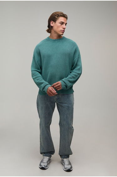 Essential Straight Fit Jeans - stonewash