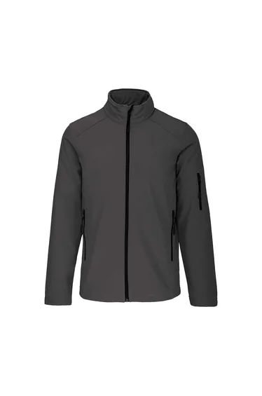 Kariban Mens Soft Shell Jacket - Titanium