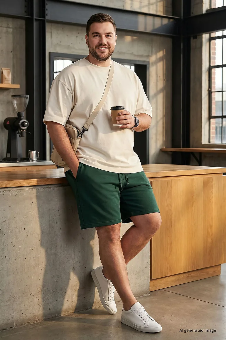 TOMMY Men's Cotton-Polyester Shorts - 1