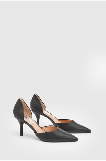 Bridal Nate Satin 2 Part Medium Stiletto Heel Point Court Shoes