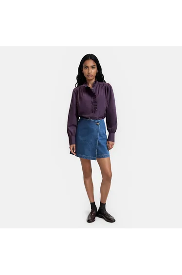 Signatures Charlene Shirt with Victorian Collar