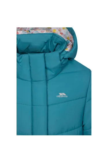 Trespass Girls Ellster Jacket - Light Teal