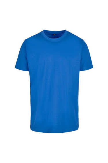 Build Your Brand Mens T-Shirt Round Neck - Intense Blue