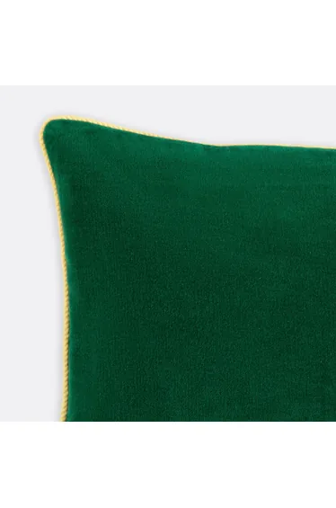 Gusali Rectangular Two-Tone Cushion Cover 60x40cm in Velour