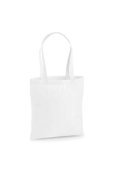 Westford Mill Premium Cotton Tote Bag - White