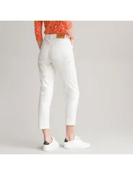 Cotton Ankle Grazer Trousers, Length 25" - 3