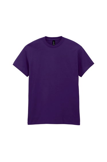 Gildan Adults Unisex Heavy Cotton T Shirt - Fan Dark Purple