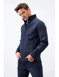 TOMMY Men's Solid Scuba Zip-Front Jacket - 5