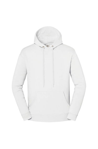 Fruit of the Loom Unisex Adult Iconic Premium Hooded Sweatshirt - White