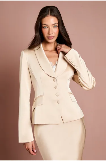 بليزر كوست فاشن ذهبي