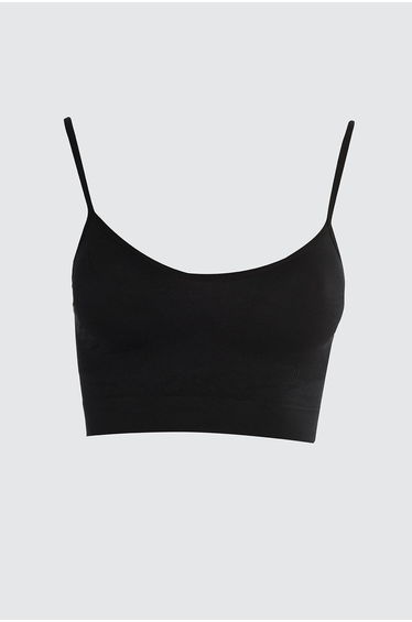 Bra - Black - Plain