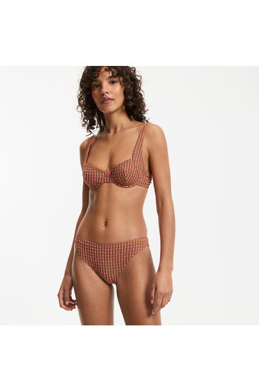 Embossed Bikini Bottoms