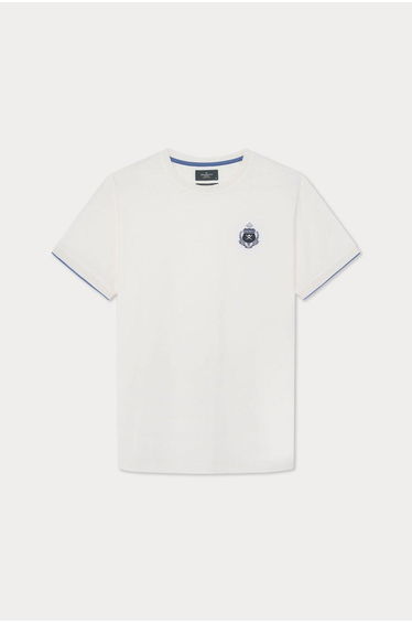 Heritage Crest Logo Short Sleeve T-shirt White