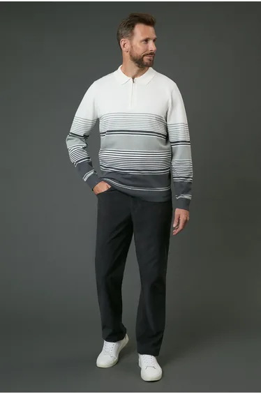 Corduroy Straight Fit 5 Pocket Trousers