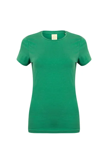 تيشيرت نسائي سكيني إستريتش بأكمام قصيرة 