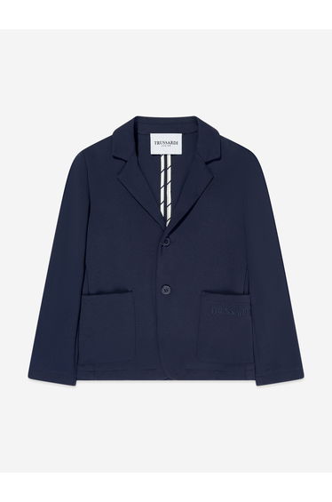 Boys Brev Blazer in Navy