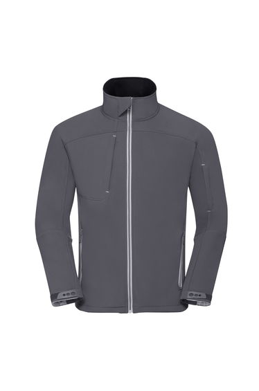 Russell Mens Bionic Soft Shell Jacket - Iron