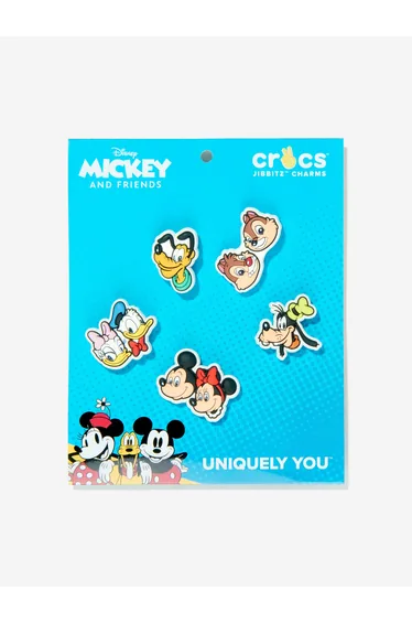 Kids Mickey and Friends Jibbitz™ 5 Pack in Multicolour