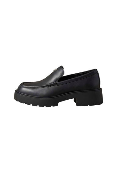 Chunky Loafer Leather Triple Black