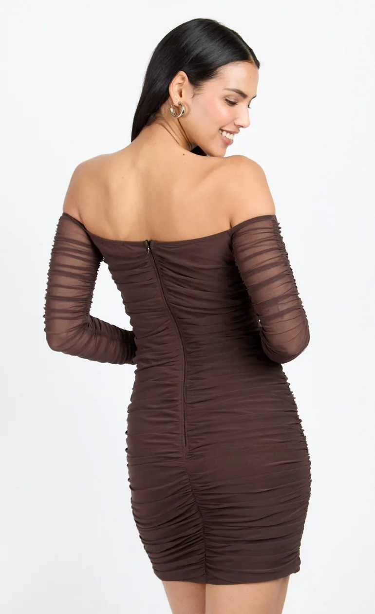 the sisal mesh maxi dress Misha