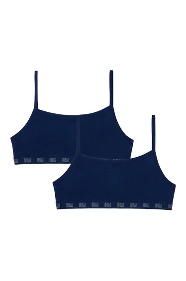 Pack of 2 Skin Care Bralettes in Cotton